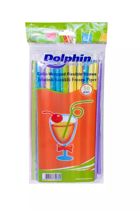 Dolphin Jelatinli Körüklü Frozen Pipet 50'li - 1