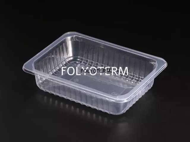 Folyoterm Üst Folyo Yapıştırmalı Şeffaf Kap FT355 H:50 600 Adet - 1