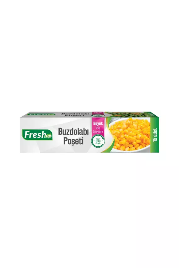 Fresh Up Buzdolabı Poşeti Büyük Boy 30x45 Cm 15li - 1