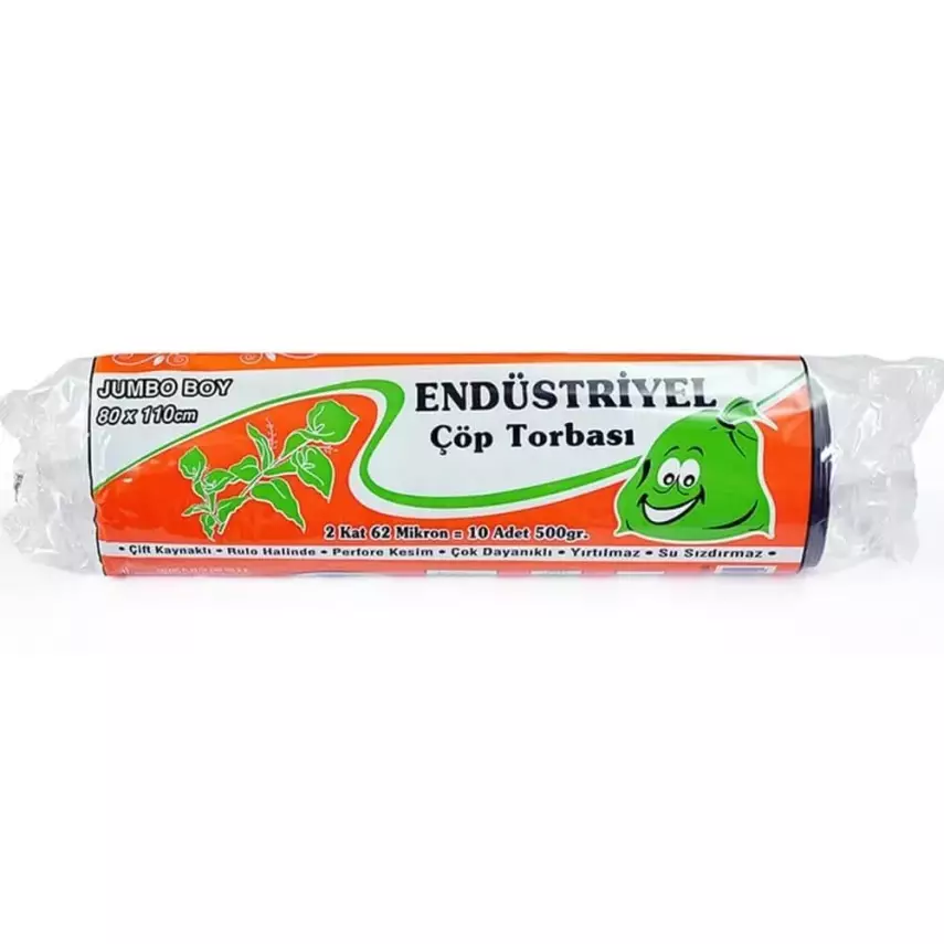 Kazanç Endüstriyel Çöp Poşeti Mavi Jumbo 500 Gr 80x110 - 1