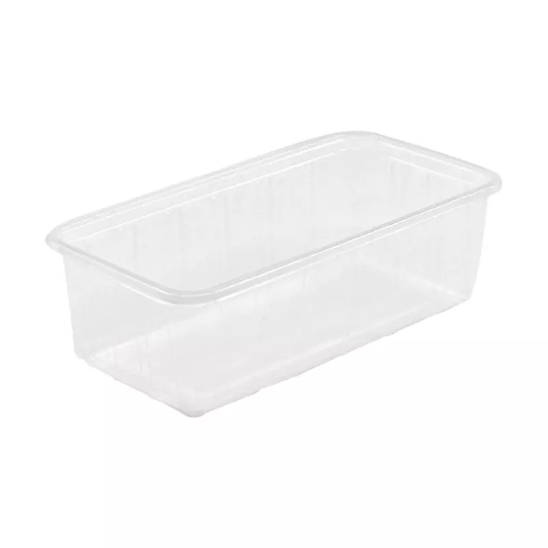 Lindera 1000 Gr Plastik Kase Şeffaf 100 Lü - 1