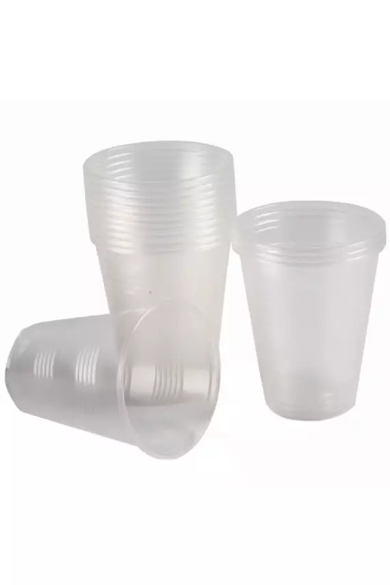 Lindera 250 cc Plastik Bardak Şeffaf 50 Li - 1