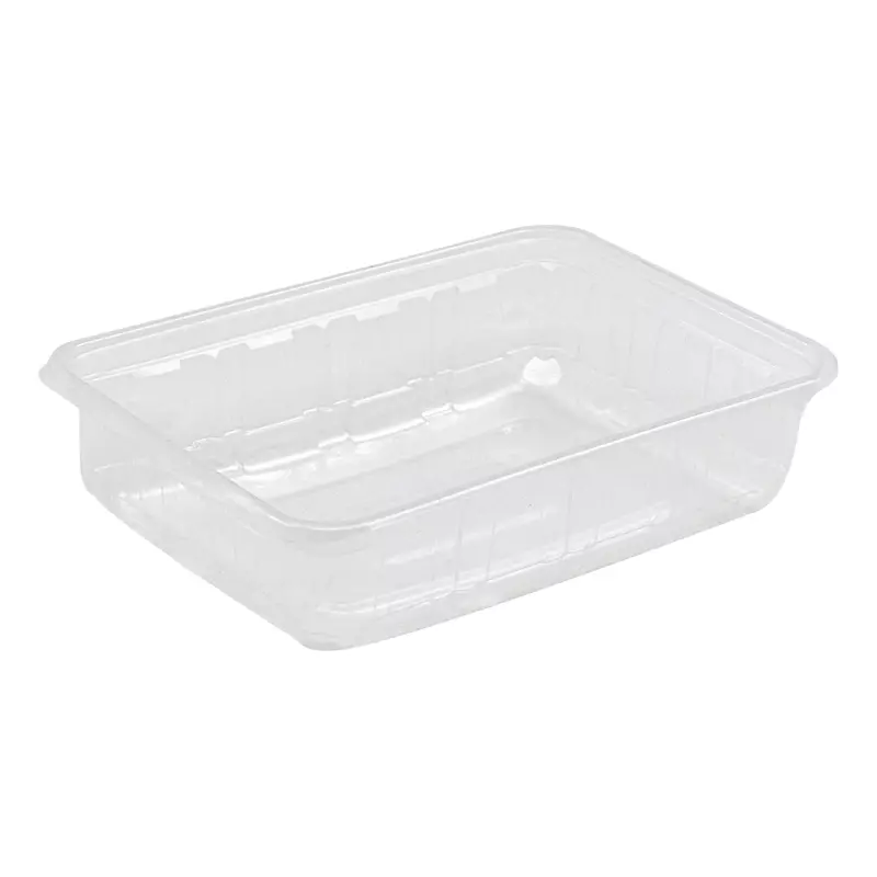 Lindera 250 Gr Plastik Kase Şeffaf 100 Lü - 1