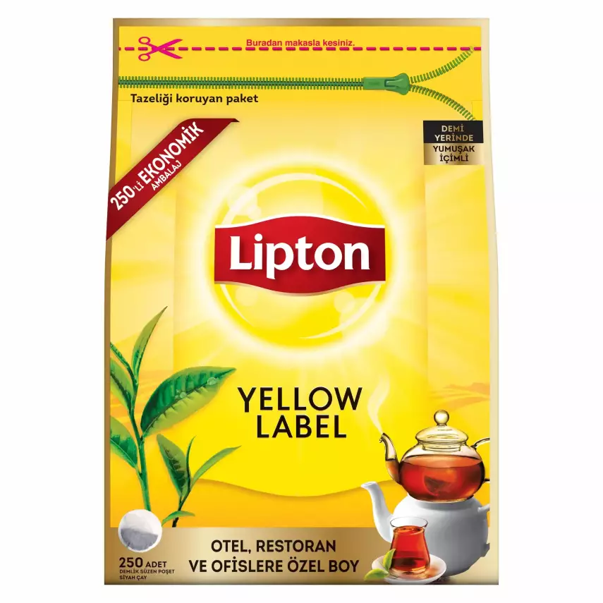 Lipton Yellow Label 250 Adet Demlik Poşet Çay - 1