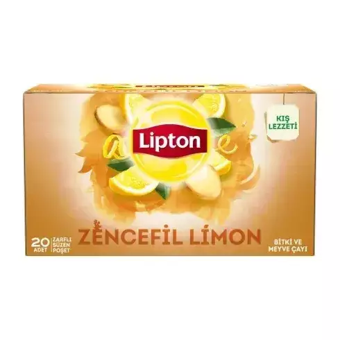 Lipton Zencefil ve Limon Bardak Poşet Çay 20'li - 1