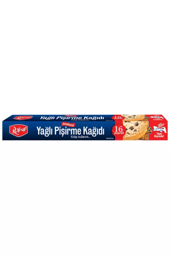 Roll Up Kesilmiş Yağlı Pişirme Kağıdı 37x42 16 Yaprak - 1