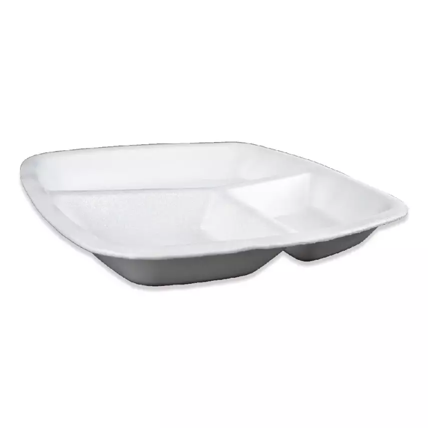 Smart Pack 3 Gözlü Köpük Tabak Mod 24 200Lü - 1
