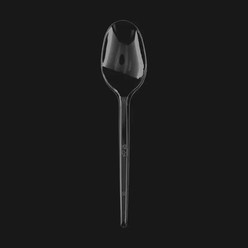 Sword Ekonomik Plastik Kaşık Şeffaf 1,9 Gr 100'lü - 1