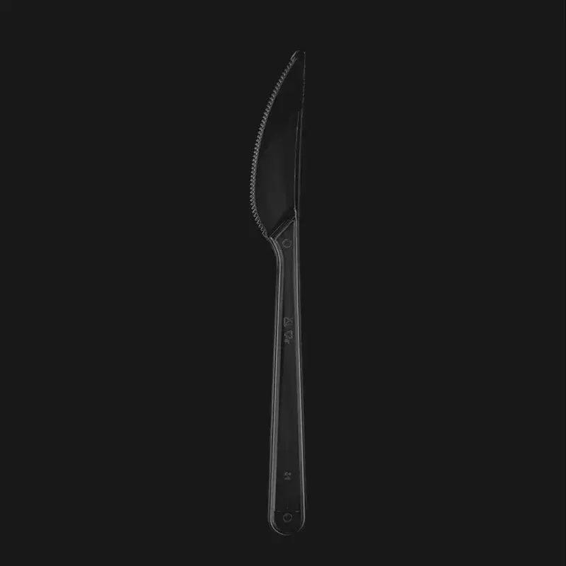 Sword Lüx Şeffaf Plastik Bıçak 2,8 Gr 100'lü - 1